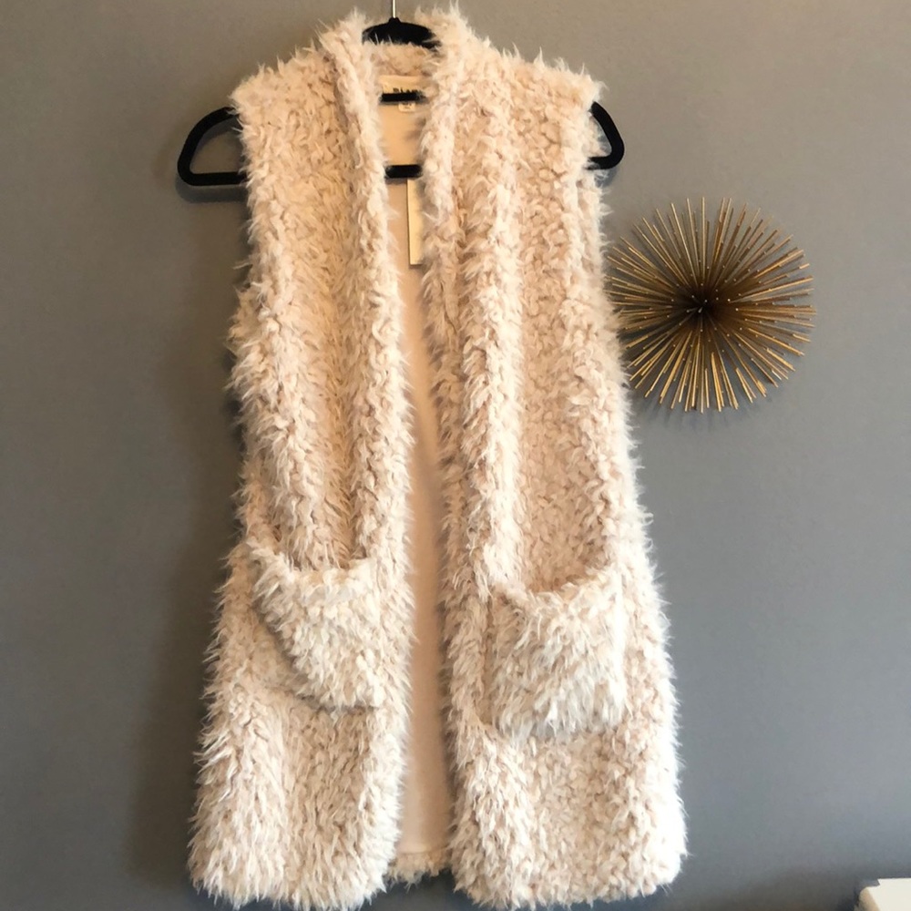 Fuzzy vest!  NWT